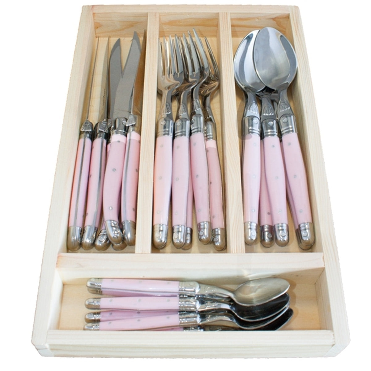 Jean Dubost 24pc Flatware - Blue